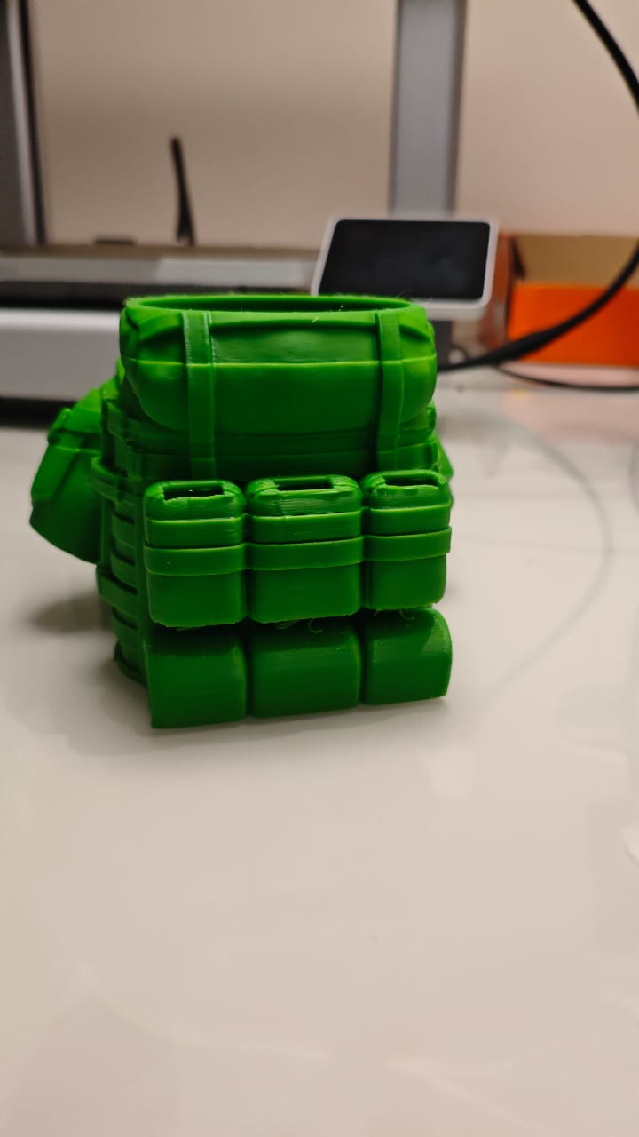 Porta Canetas Duplo - Militar