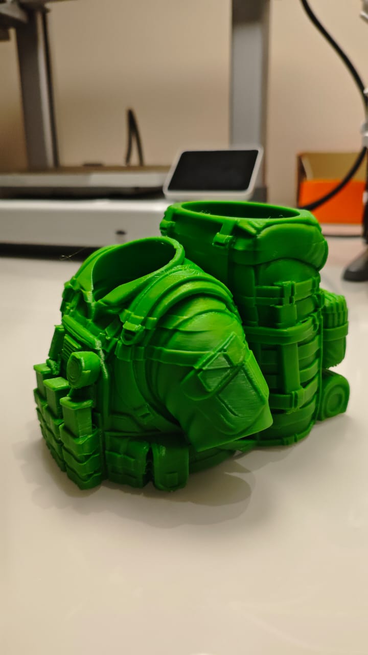 Porta Canetas Duplo - Militar