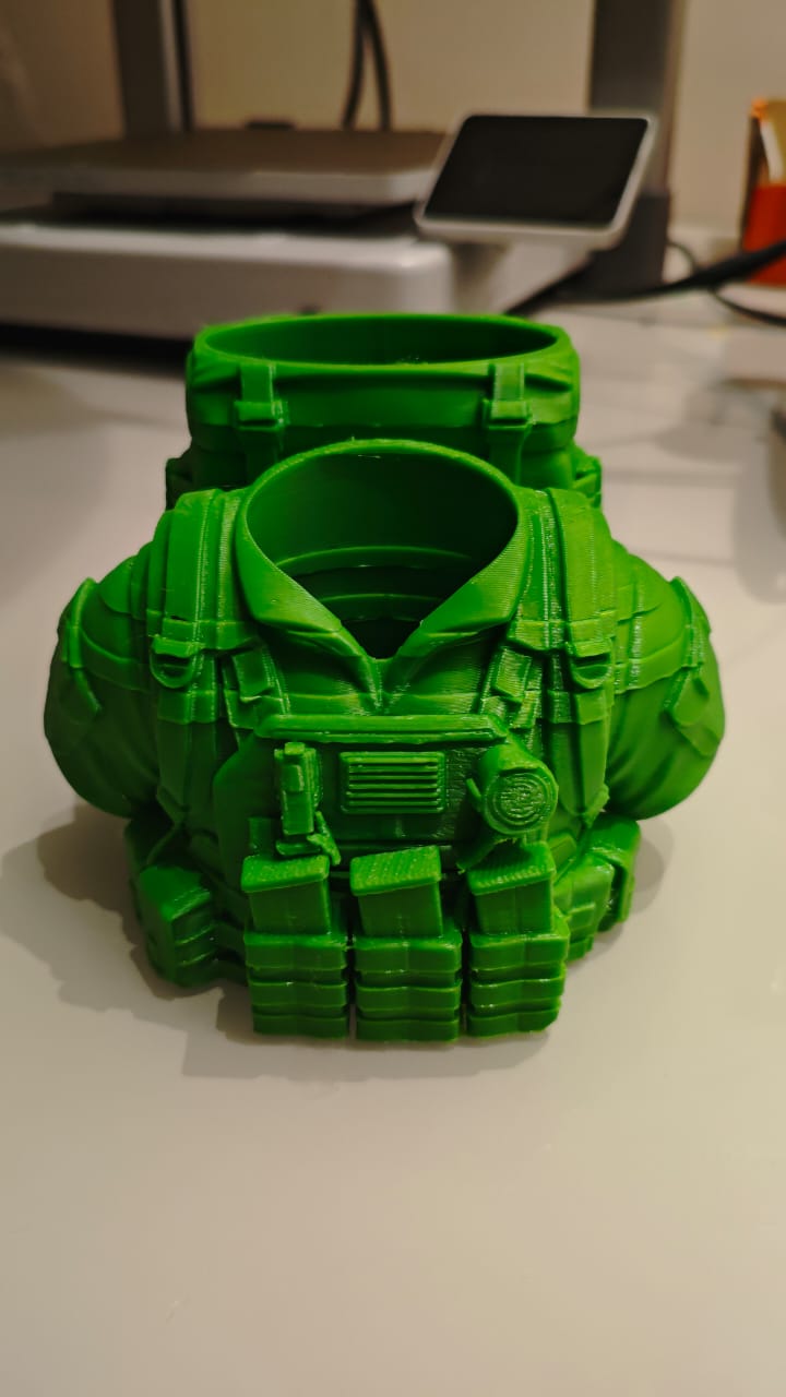 Porta Canetas Duplo - Militar