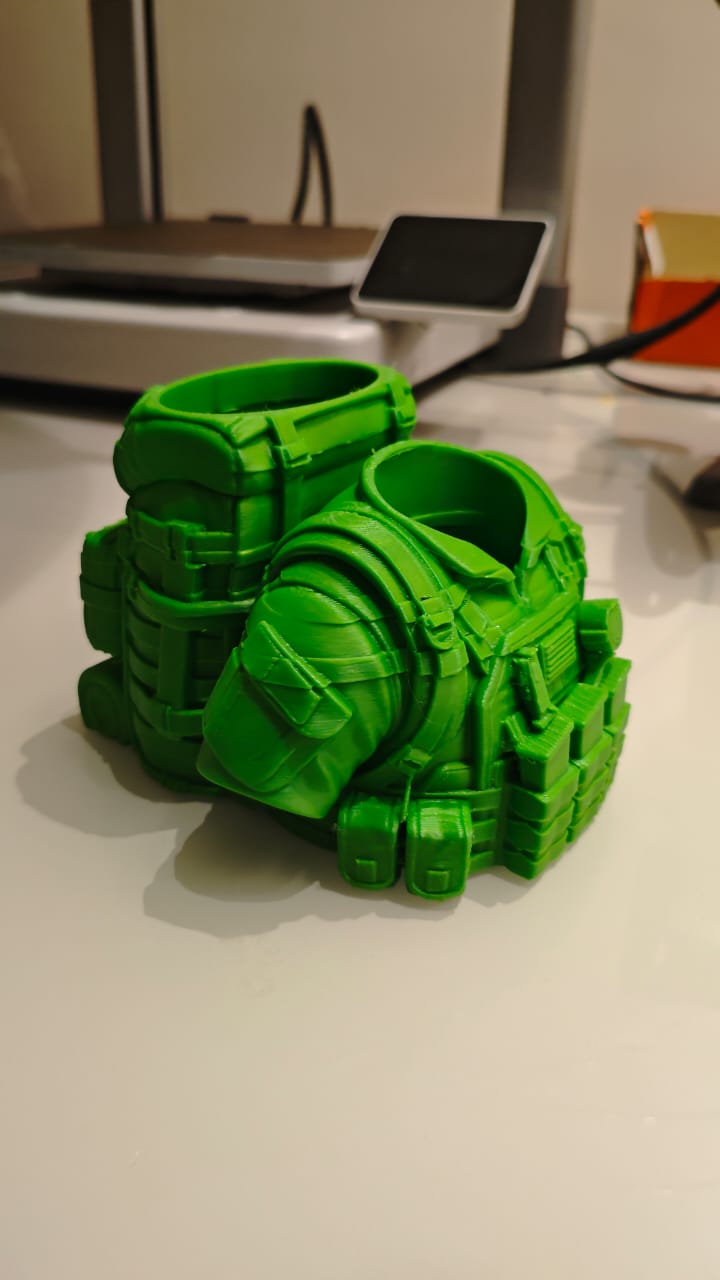 Porta Canetas Duplo - Militar